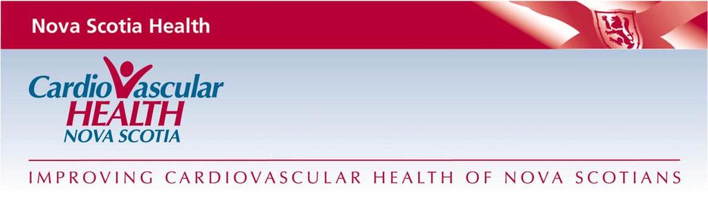 Cardiovascular Health Nova Scotia Strategic Plan April
