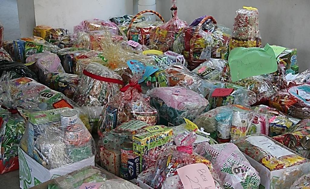 This year, the dates for collection and packing of the hampers were held on 31 January 2015, and the dissemination of the hampers was on 7 February