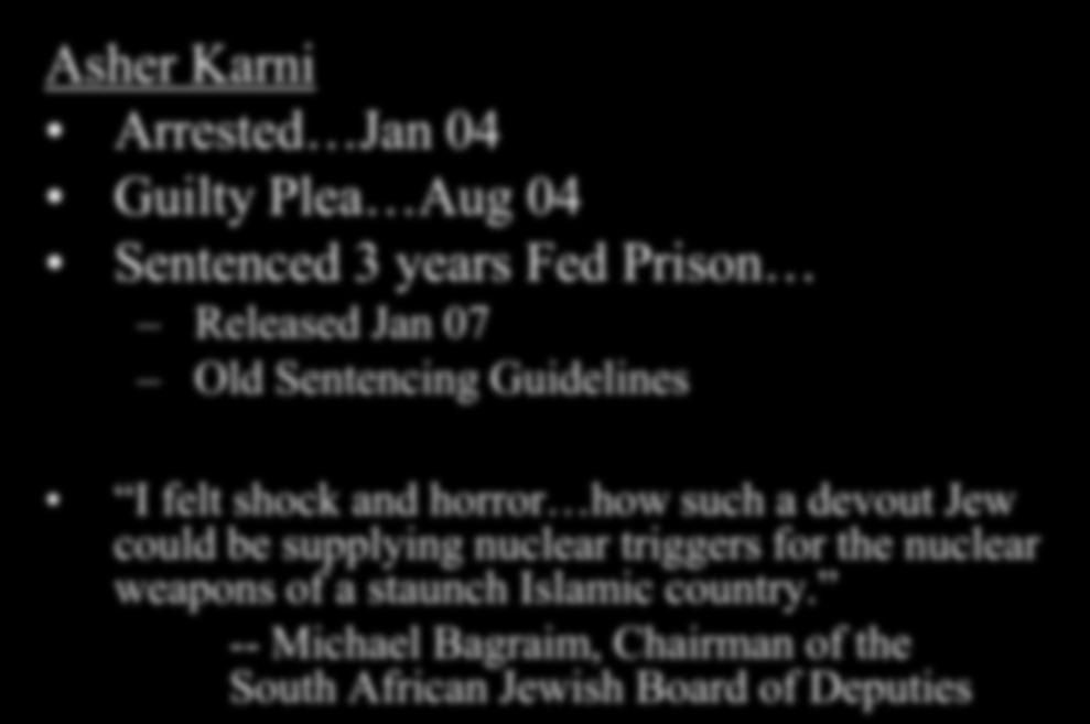 The rest of the story Asher Karni Arrested Jan 04 Guilty Plea