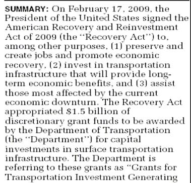 comments were due by June 1, 2009 The Department published