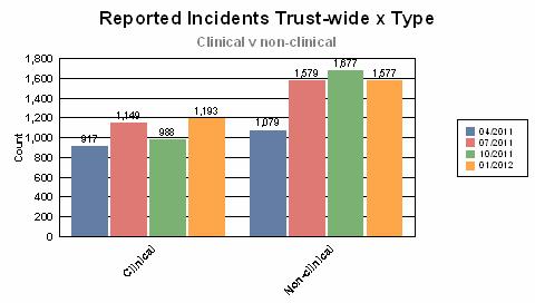 Incident data Conclusion The Corporate Health and Safety Risk Register contains risks which can be grouped into the following areas: injury to staff, service users and their informal or other