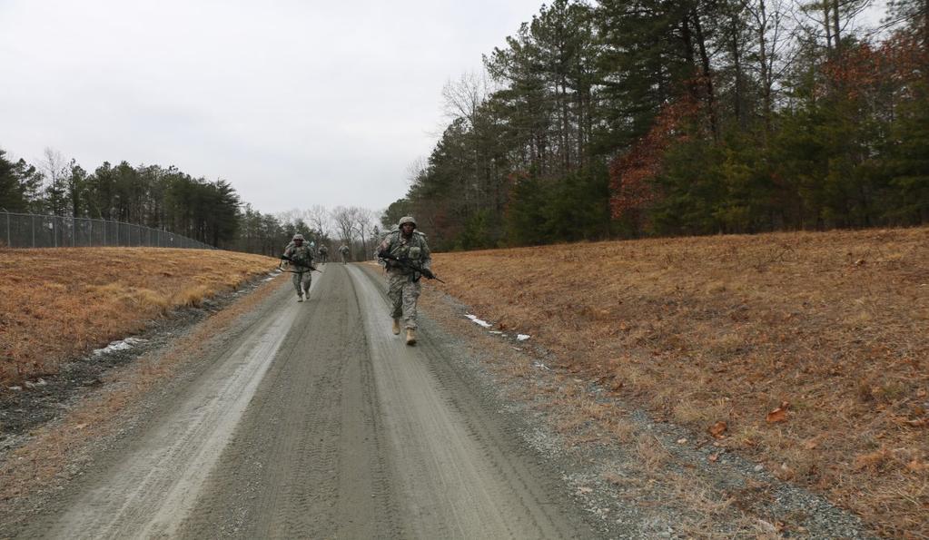 The ruck march was one of several challenging events making up the Best Warrior Competition, but this event held a surprise for the competitors 310th ESC senior enlisted NCO, Command Sgt. Maj.