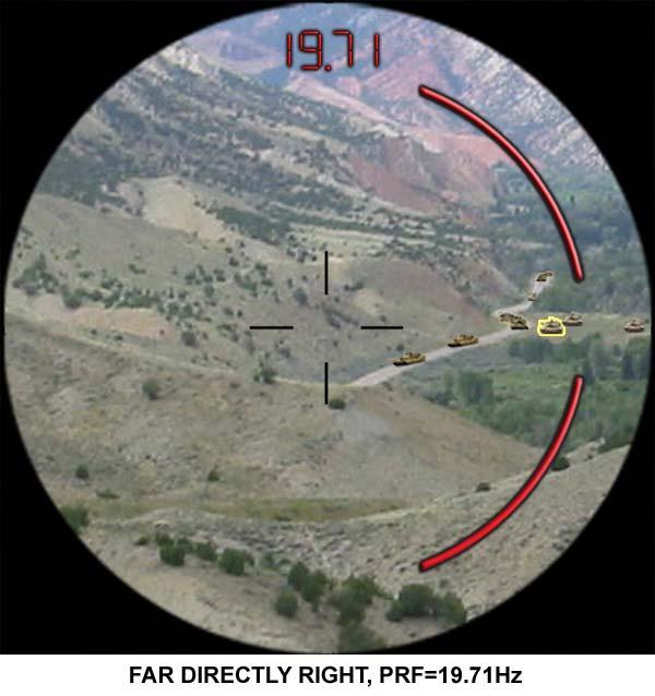 Figure 2 As the JTAC moves the Field of View (FOV) downward,