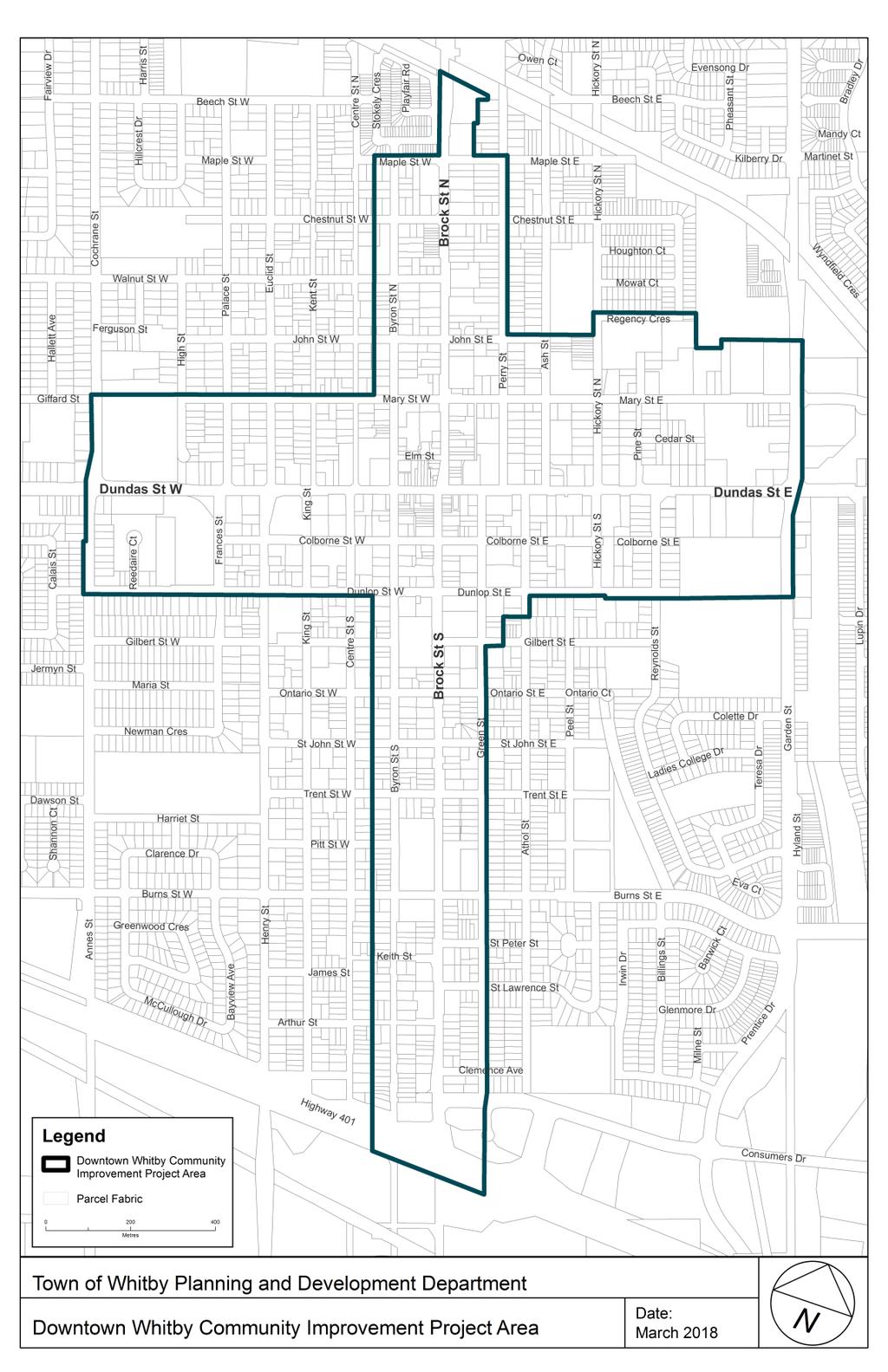 Appendix A: Map of Downtown Whitby