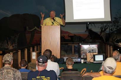 Cabela s Wheeling Store Waterfowl Camp Bud Forte Cabela s Wheeling Store Marketing Manager Bill Thurman, past West Virginia State Chairman, presents topics on Hunting Safety at Cabela s Waterfowl