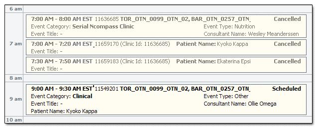 7. After cancelling a clinic, notify all participants. (See Notifying Participants on page 28.