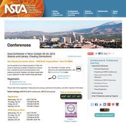 (National Conference) Highlighted as Sponsor in Conference App FEATURED SPONSORSHIPS Registration Bags - $40,000 or In-Kind donation National Conference Support NSTA attendees by providing a
