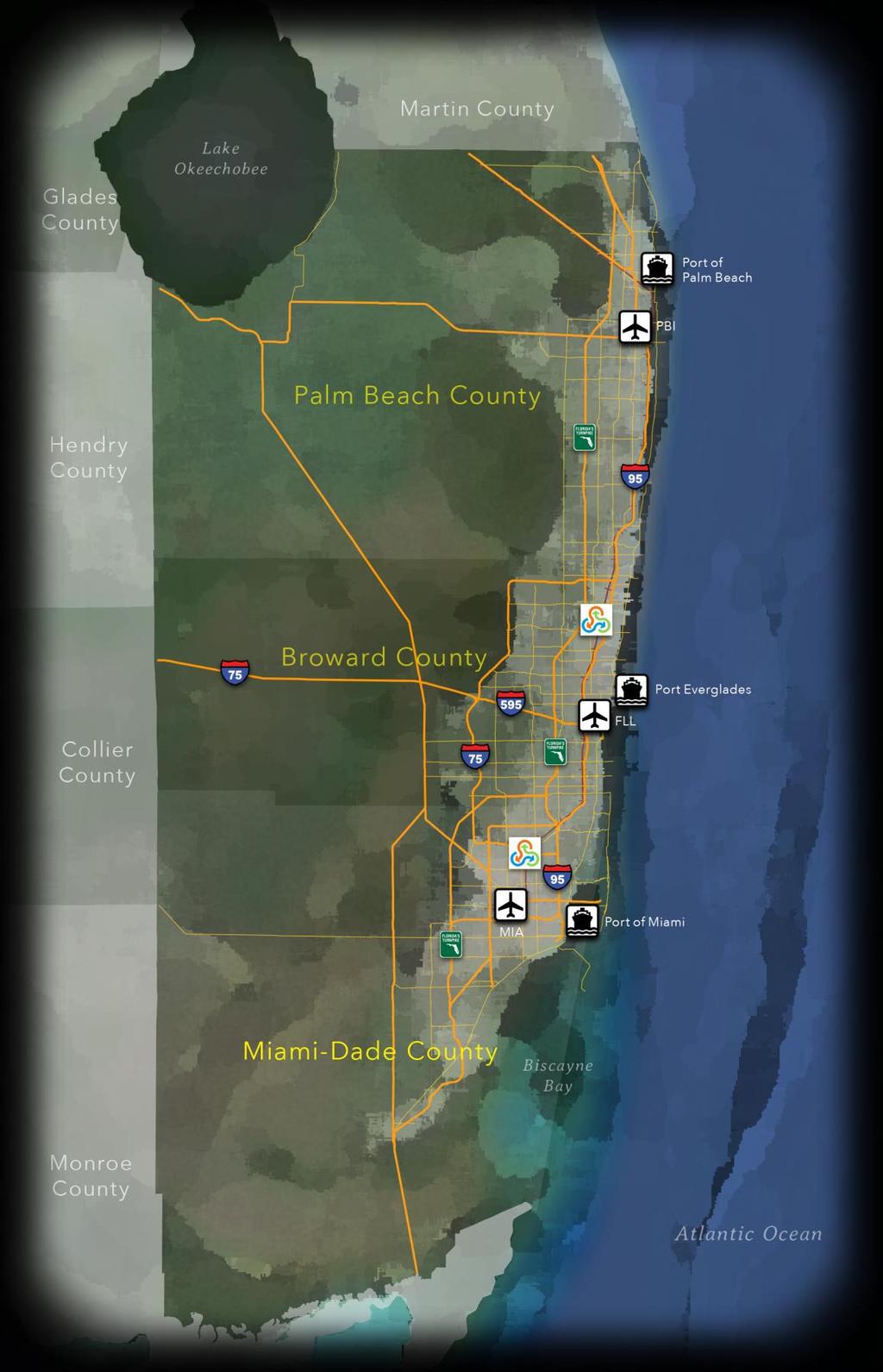 The Southeast Florida Region (See Appendix A for statistics