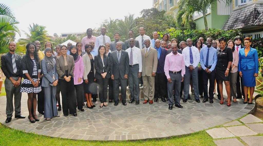 Participants with Minister Fletcher & ECTEL s