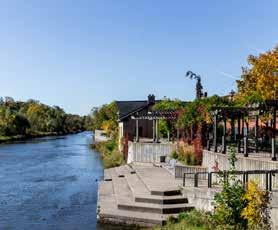 Strategic Actions: Back to the Rivers Planning and Implementation: Continue to implement several Back to the Rivers initiatives; including Riverbank Lofts and Riverview, the Gaslight District, the