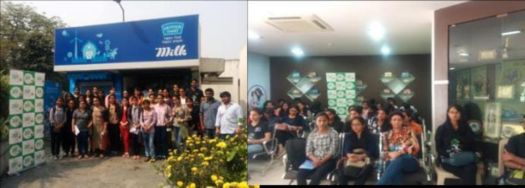 Industry Visit Program Industry visit Organised for Trained student Volunteers To Mother Dairy Patparganj on 3 rd and 4 th March 2016 completed with 90 volunteers in 2 two batches.