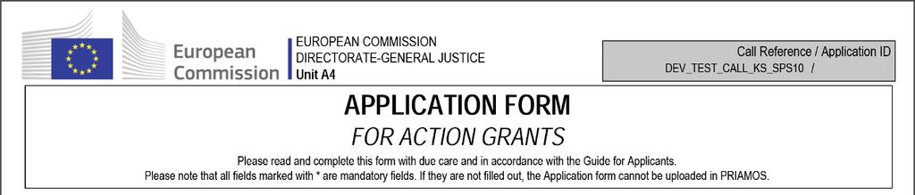 II How to prepare an application Guide for Action Grants 2015