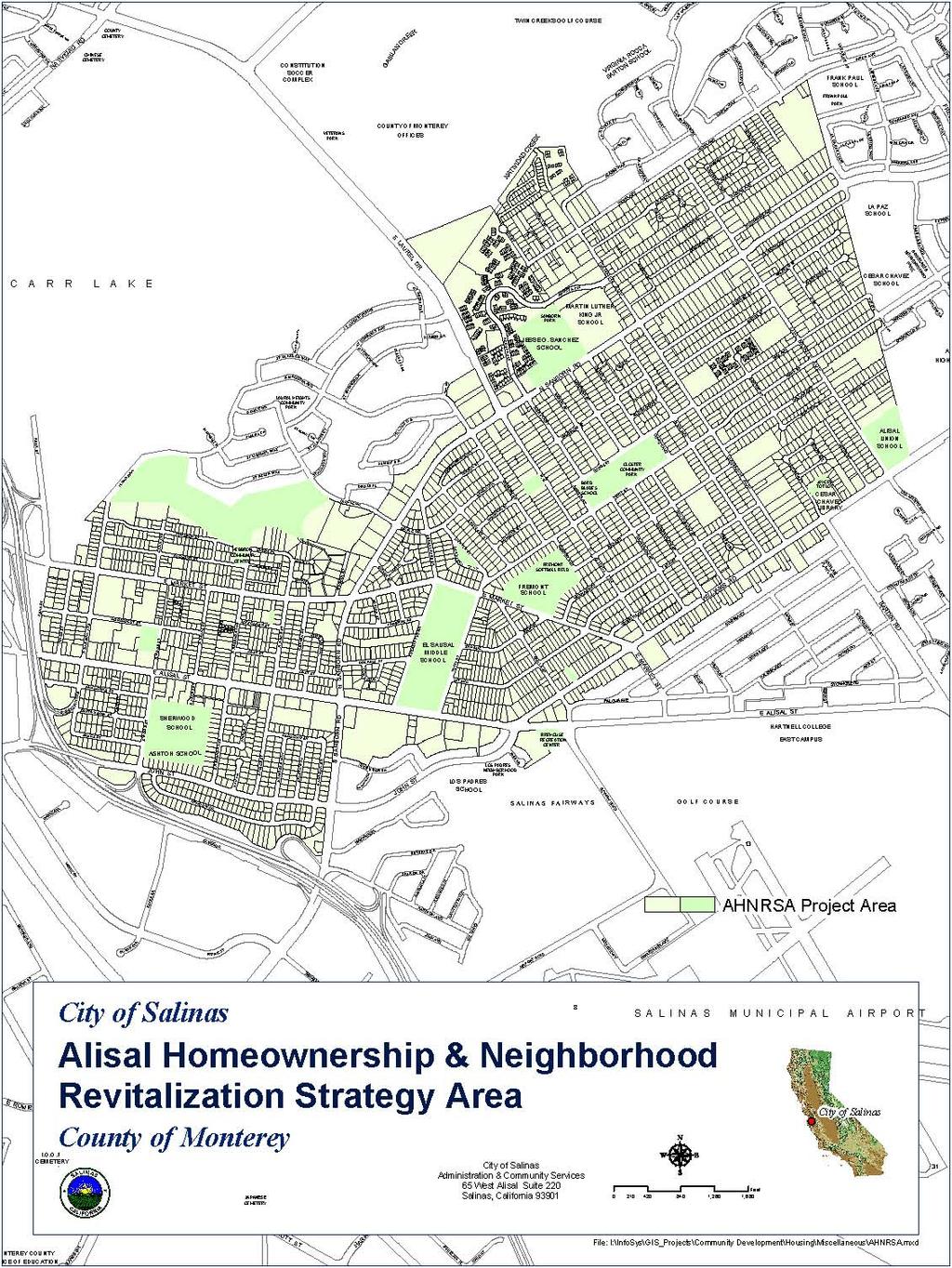 Attachment C Map of Alisal Homeownership &