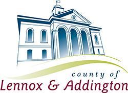 Agenda Lennox and Addington County Economic Development Coalition Meeting to be held - Thursday, June 15, 2017 Committee Room County Court House 7:00 PM Call to Order Adoption of Minutes Meeting held