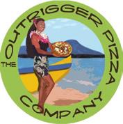 ONE FREE SMALL CHEESE PIZZA AT OUTRIGGER PIZZA COMPANY $ 8.00 Outrigger Pizza is a mobile wood-fired pizza cart specializing in handmade pizzas roadside.