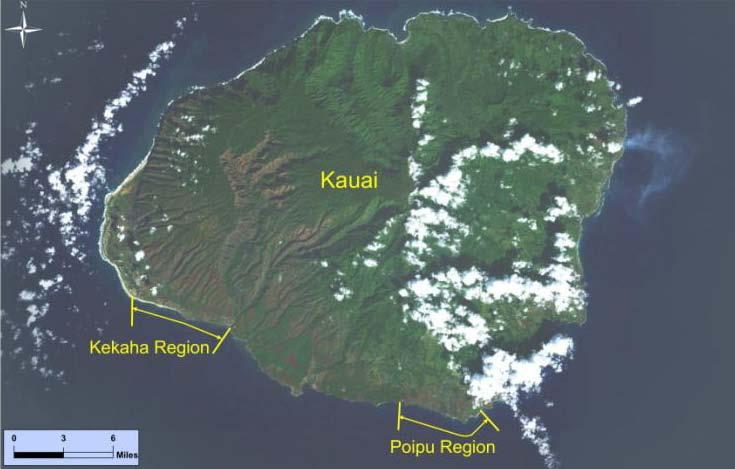 Kauai Study Regions US
