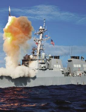 Aegis-class destroyer USS Hopper (DDG 70) launches a standard missile (SM3), successfully