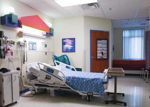 If you need to stay at the hospital, you and your family will go to a room that is just for you.