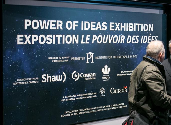 The Perimeter Institute s Power of Ideas travelling exhibition is part of Innovation150, a national partnership celebrating Canadian innovation for the country s sesquicentennial in 2017.