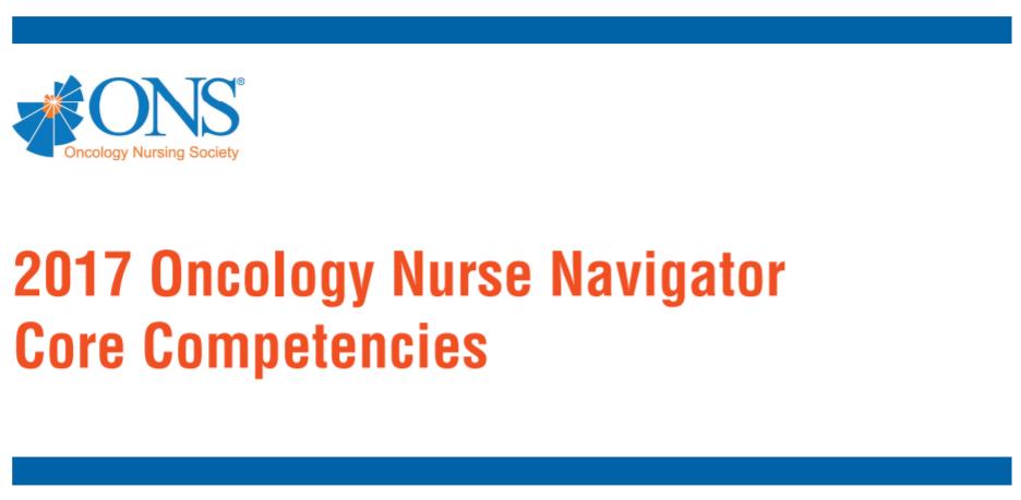 ONS competencies for nurse navigators Coordination of care