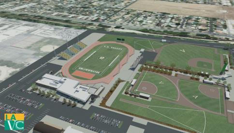 Los Angeles Valley College Athletic Training Facility Project east side of campus between Hatteras St. and Burbank Blvd.