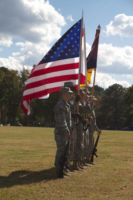 Ellis in a ceremony at the Alabama National Guard Fort McClellan Army National Guard Training Center Saturday, Nov. 2, 2013.