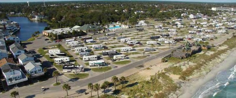 Ocean Lakes Family Campground is located at 6001 South Kings Hwy.; Myrtle Beach, SC 29575 (GPS: N33 37.701, W78 57.725). The 2018 campsite rate is $55.00 per night plus 12% tax for a total of $61.