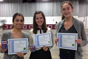 In early March, 41 students, 29 from the high school and 12 from the junior school (selected as winners in Notre Dame s Junior School Science Fair) entered the Delaware County Science Fair where 27