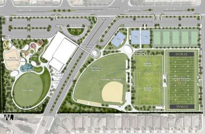 DORAL LEGACY PARK Located at NW 82nd Street and 114th Avenue, the future Doral Legacy Park is conceived as a place in which the