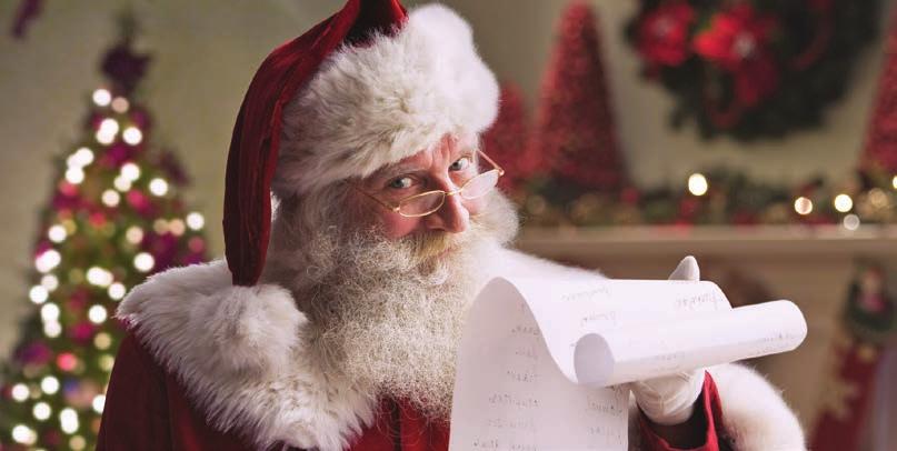 A Little Time with Santa 10:00 a.m. 2:00 p.m. Santa will be available for an extra special private session with your little one!