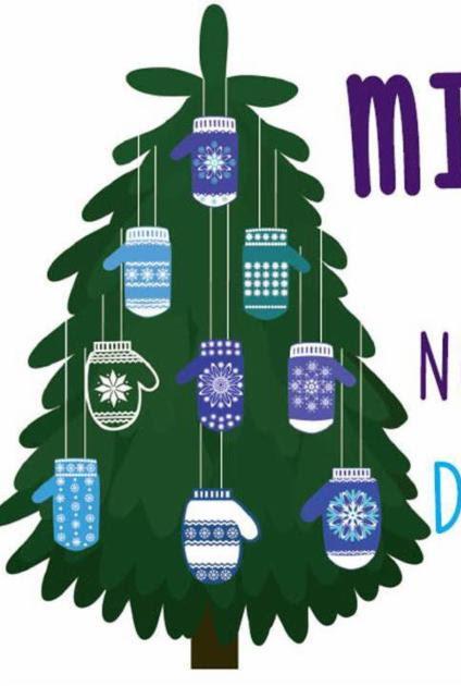 Mitten Tree Beginning Next Sunday November 19 - December 3 Take a mitten off the tree, bring back a gift; that simple. Please follow the instructions written on the mitten.