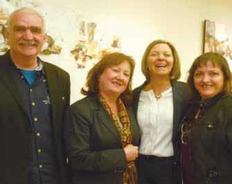 From left to right: Werner Droste (ECET Vice President), Gerlinde Wiesinger (Previous ECET co-opted Treasurer), Gabriele Kroboth (ECET President), Renata Batas (ECET PR Manager).