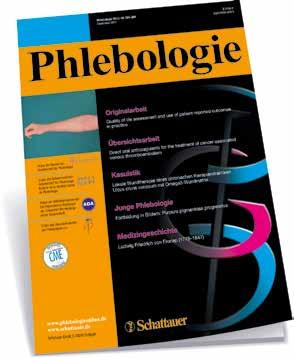 Official organ of the German and Swiss Phlebological Society Online access to all articles, even to the online archive! All publications available in English too, since 2013!