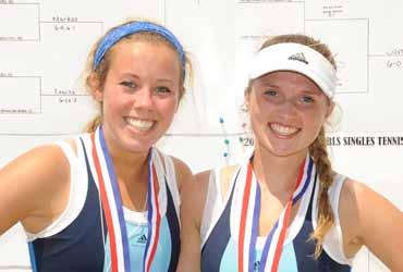 (Elizabethton, TN) Doubles Champions Emily Lynch & Mallory