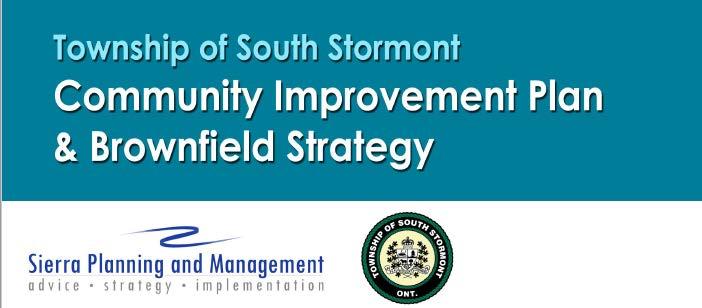 CAO - Regional Community Improvement Plan Initiative South Stormont Commercial focus