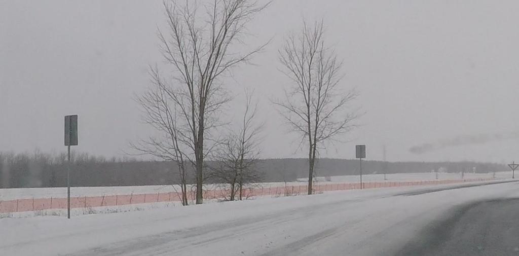 TRANSPORTATION AND PLANNING - Snow Fencing KEY INFORMATION REPORT TRANSPORTATION AND PLANNING October 10, 2017 SUBJECT: Snow Fencing BACKGROUND: Over the past two winter seasons, staff have been