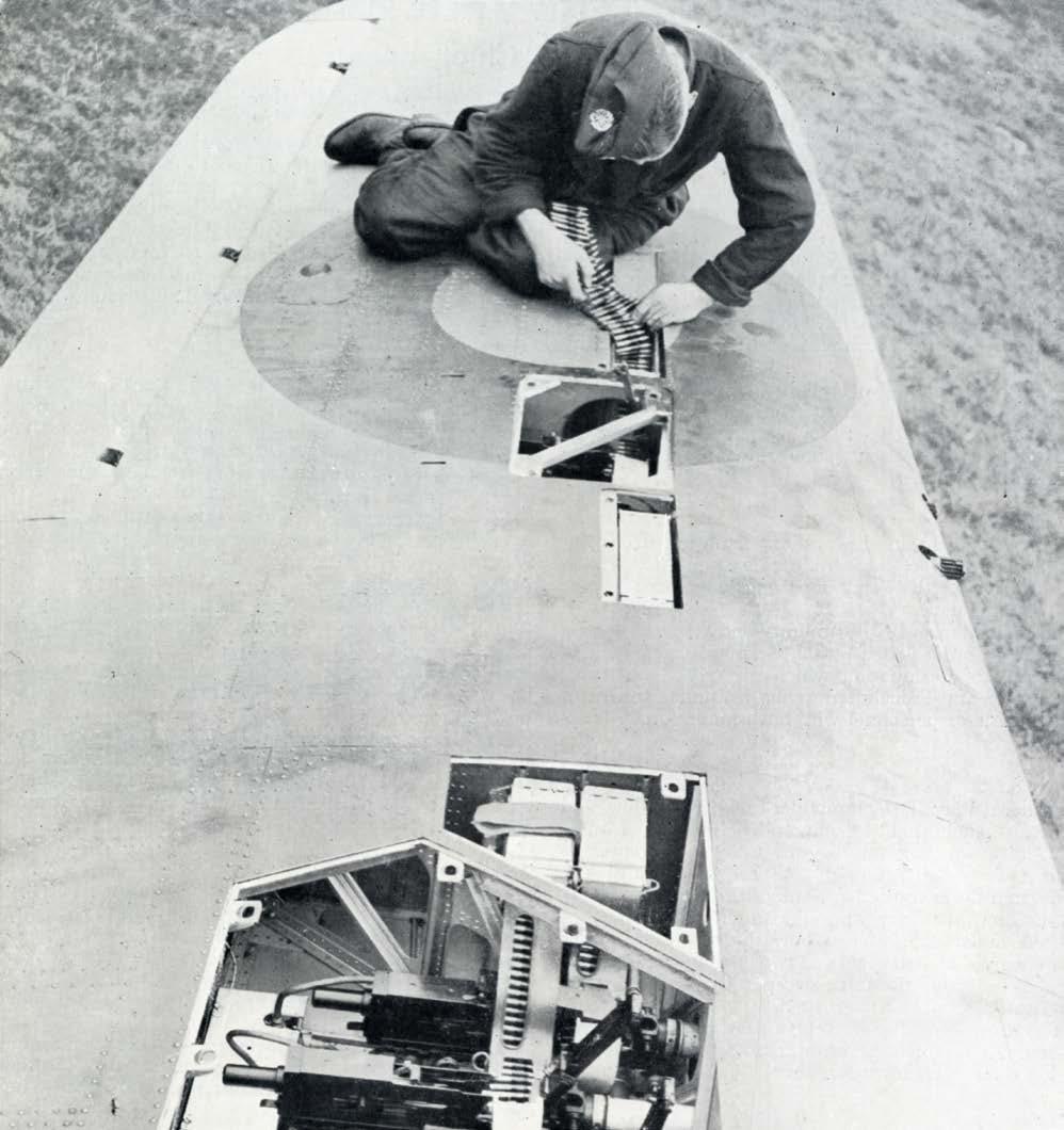 A young aircraftman feeding