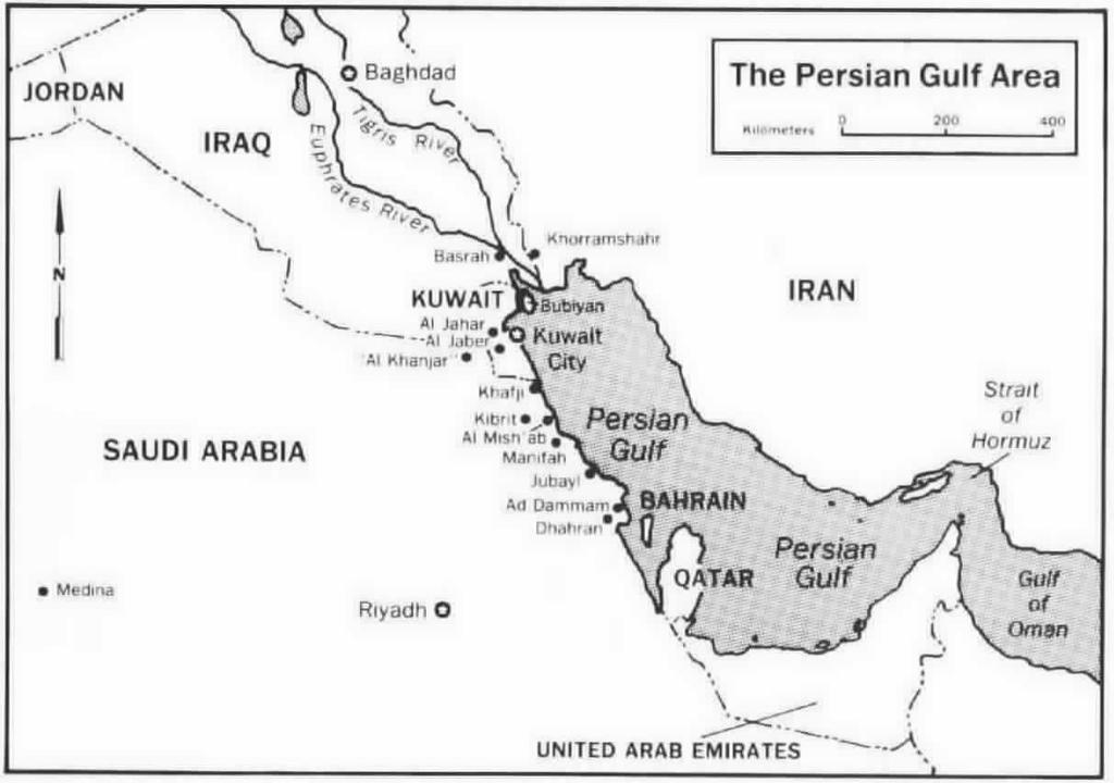 WiTH THE I MARINE EXPEDiTIONARY FORCE IN DESERT "held AND DESERT STORM 5 The Persian Gulf Area 200
