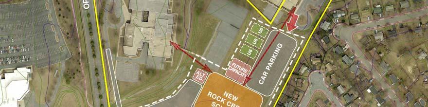 future expansion. Rock Creek car and bus traffic are well separated. Public transportation access is readily available.
