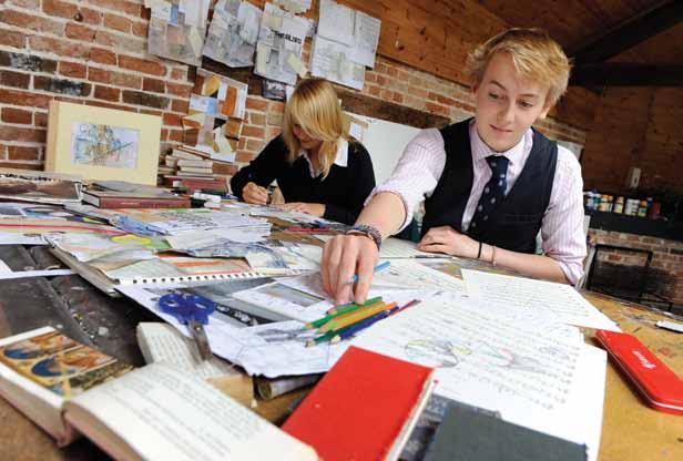 Applicants should have the potential to study art to A level and beyond, achieving A and A* examination grades at GCSE and A level.