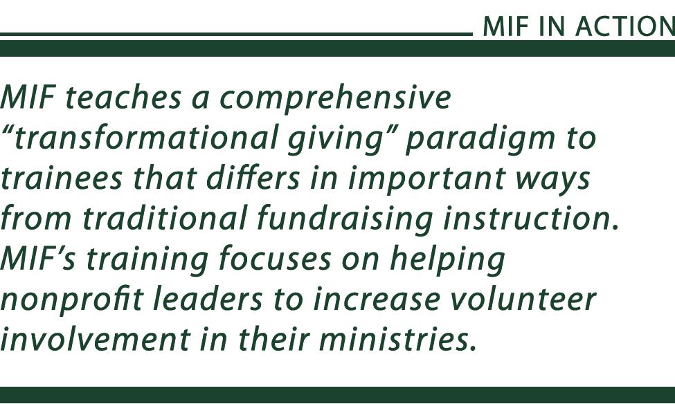 EXECUTIVE SUMMARY Leverage is the single word that best describes the heart of Mission Increase Foundation.