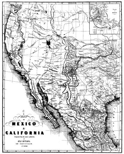 Map: Mexico & California, which shows the Indian