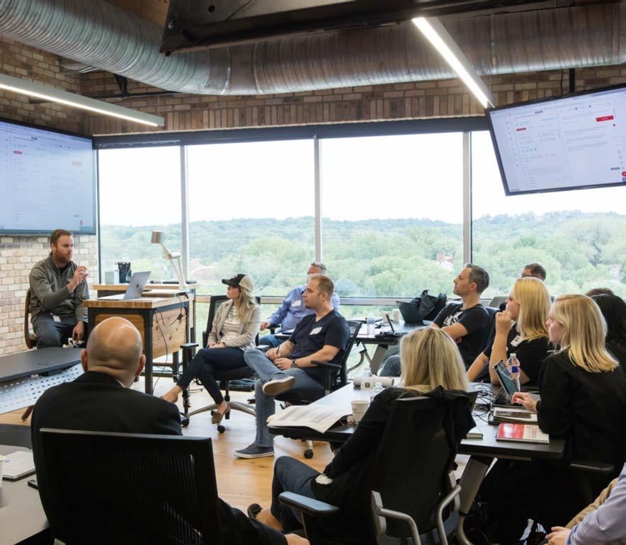 GAME-CHANGING INNOVATION KW Labs, the innovation hub of Keller Williams, conducted labs as part of ongoing research and development
