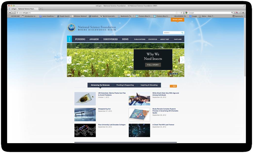NSF Homepage http://nsf.
