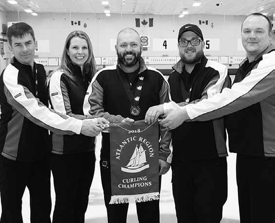 RYAN MELANSON, TRIDENT STAFF Five teams from across the region battled it out from March 27-29 at the CFB Halifax Curling Club for the title of Atlantic Champions, with the home team from CFB Halifax