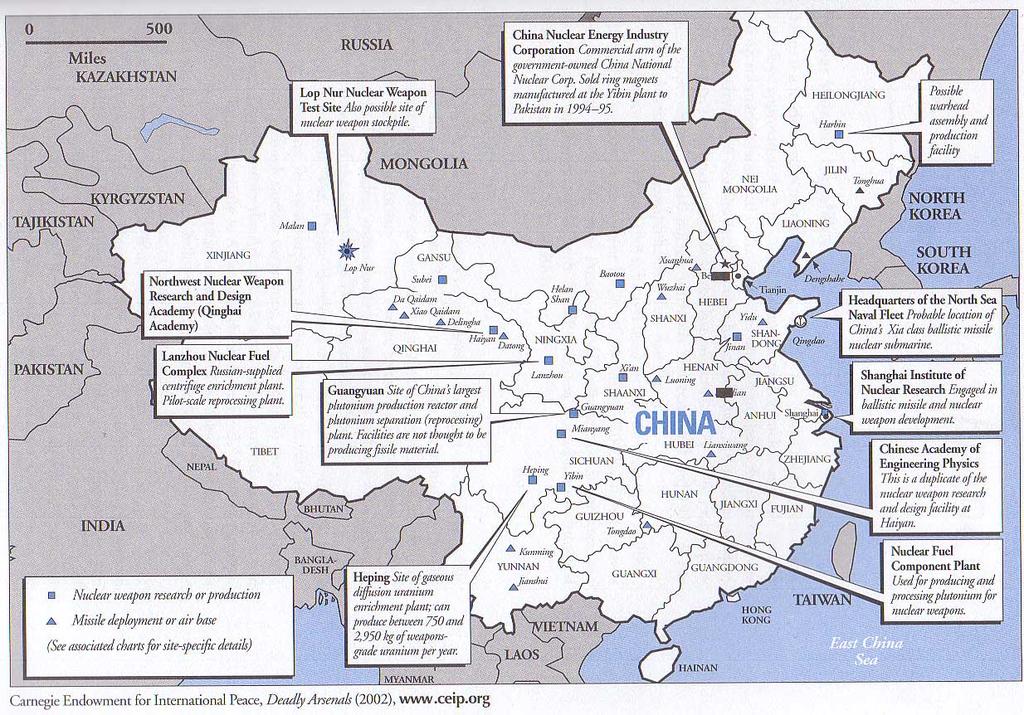 China s Nuclear Infrastructure 17p280 Programs Programs and and Arsenals,