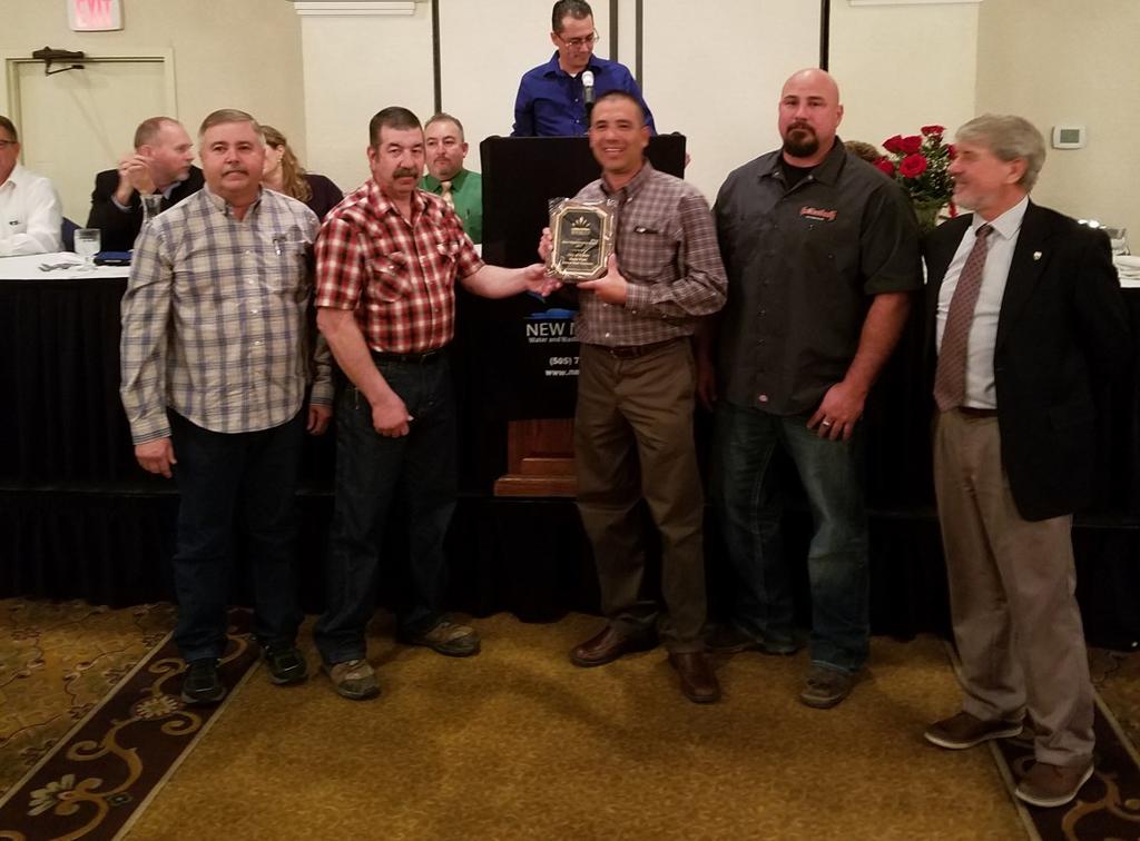Utilities Employees Receive Two Housekeeping Awards Earlier this year, employees from the City of Hobbs Water Production and Wastewater Divisions attended the New Mexico Water and Wastewater