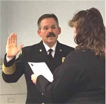 We were pleased that he accepted the Board s offer to be our next Fire Chief, and his management style has affirmed our expecta ons, said Board Vice Chair Larry Nelson.