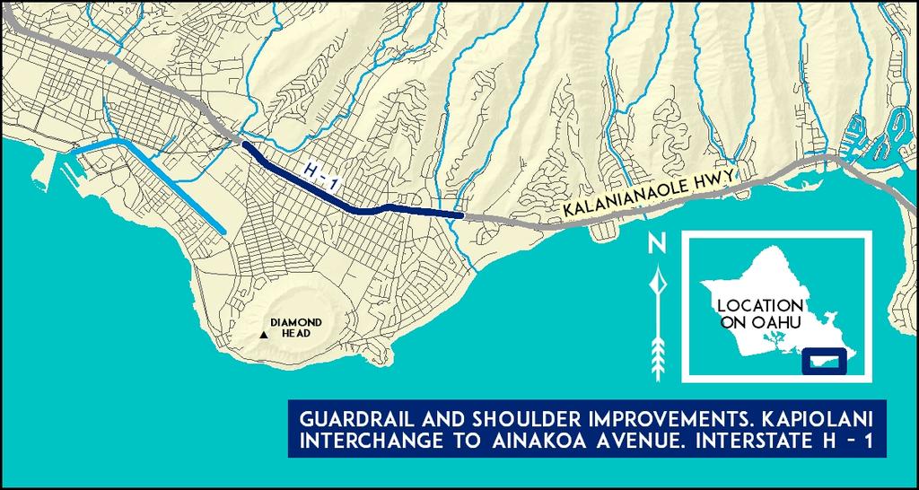 OS14 Interstate Route H-1, Guardrail and Shoulder Improvements, Kapiolani Interchange to Ainakoa Avenue TIP Revision #23 Details: Request to defer/inflate due to bid protests; this resulted in the