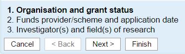 REPORT 3: List of Grants The List of Grants report displays a complete list of grants applied for and details of those grants.